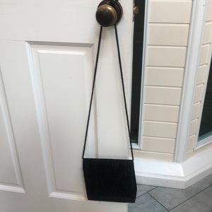 Black evening bag